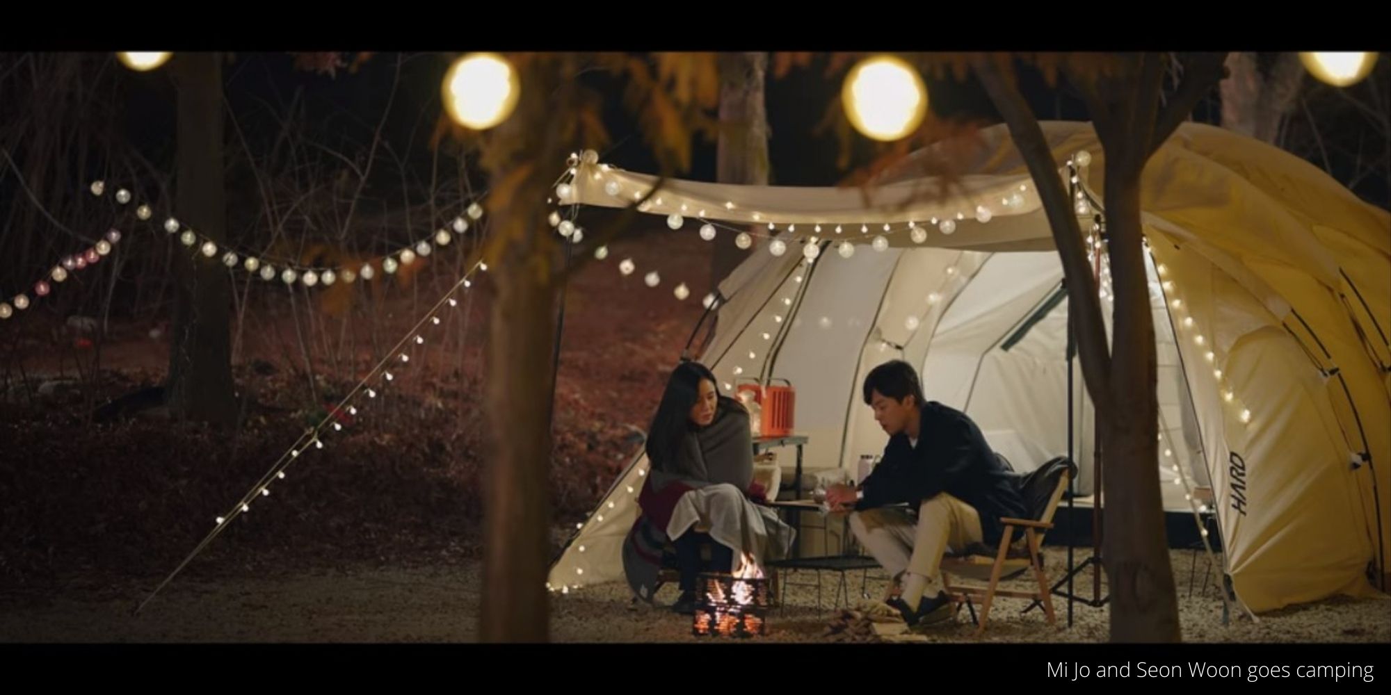 Mi Jo and Seon Woon goes camping