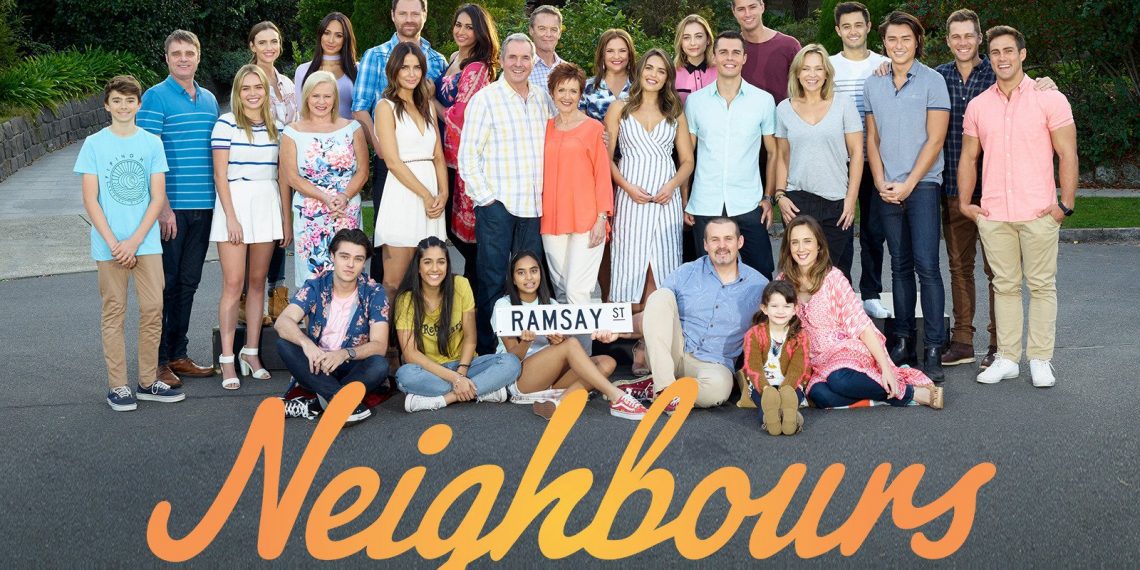 Poster of the TV soap opera, Neighbours