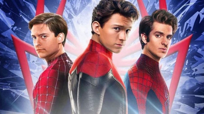 Póster con tres Spiderman revelados