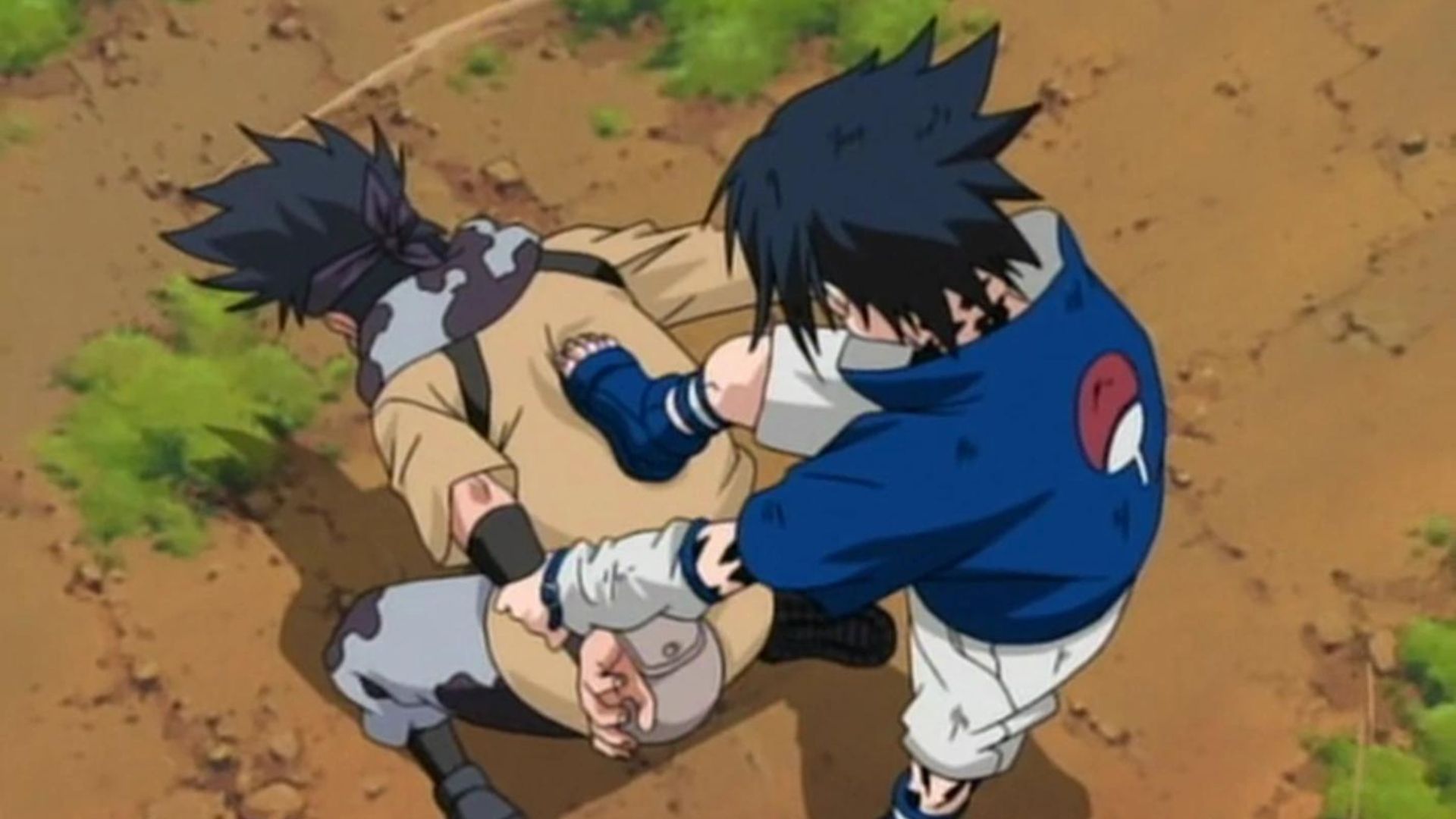Sasuke breaking arms