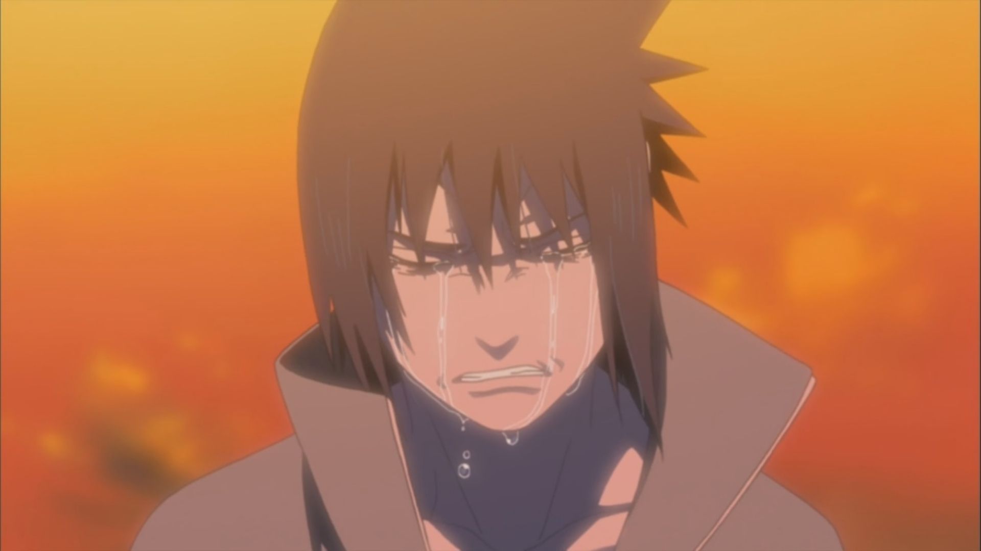 Crying Sasuke