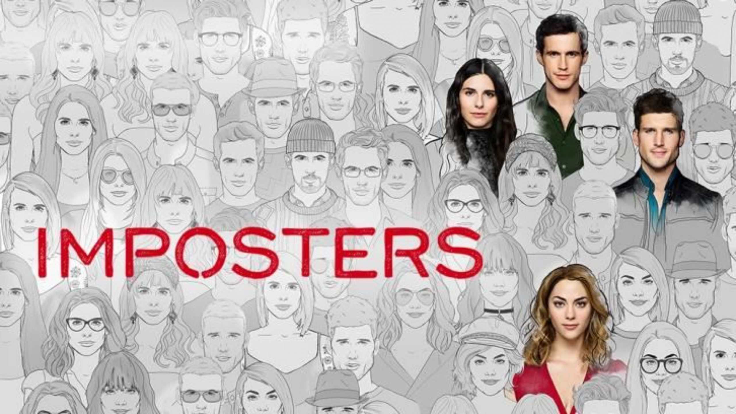 Poster of the dark comedy, Imposters