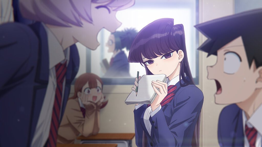 Top 10 Anime you need to Watch before going to Sleep - Komi Can't Communicate