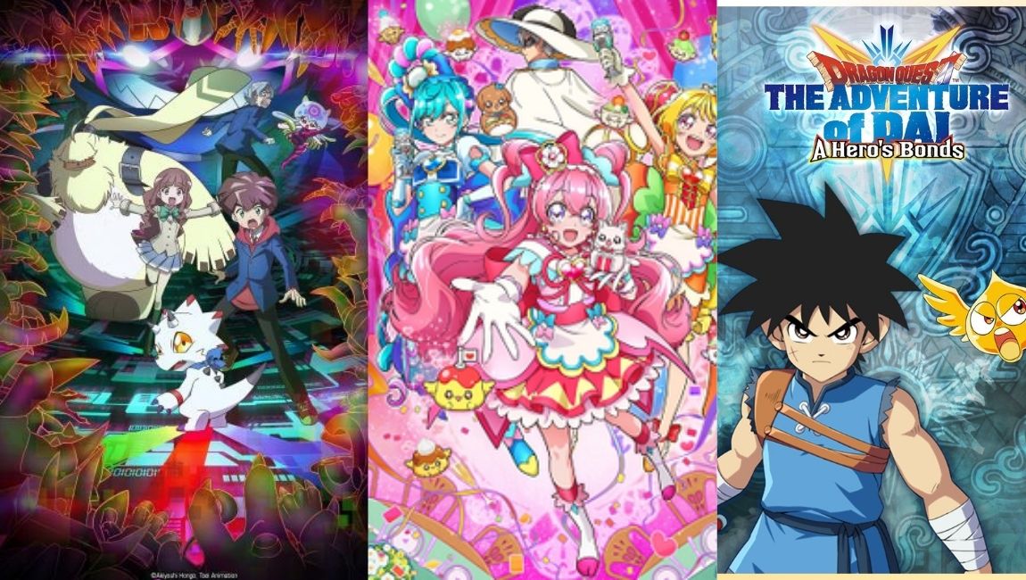 Dragon Quest, Precure, Digimon Anime to air 1st Episode After Toei Hack