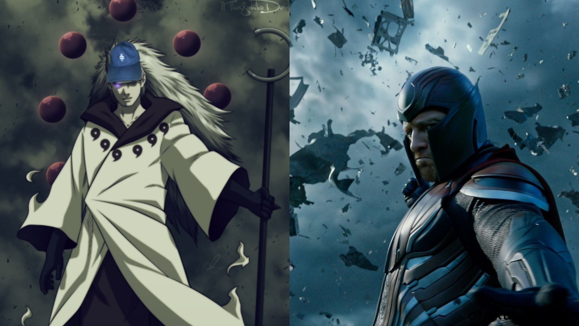 Madara y Magneto maravillan villanos similares a personajes de anime