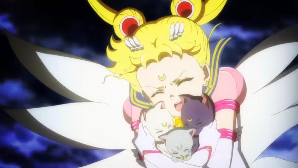 Pretty Guardian Sailor Moon Cosmos Movie - Usagi and Luna