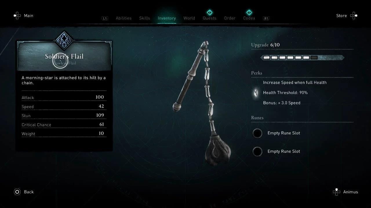 Assassins Creed Valhalla Weapons - Soldier's Flail