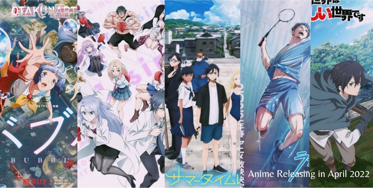 Anime Releasing in April 2022