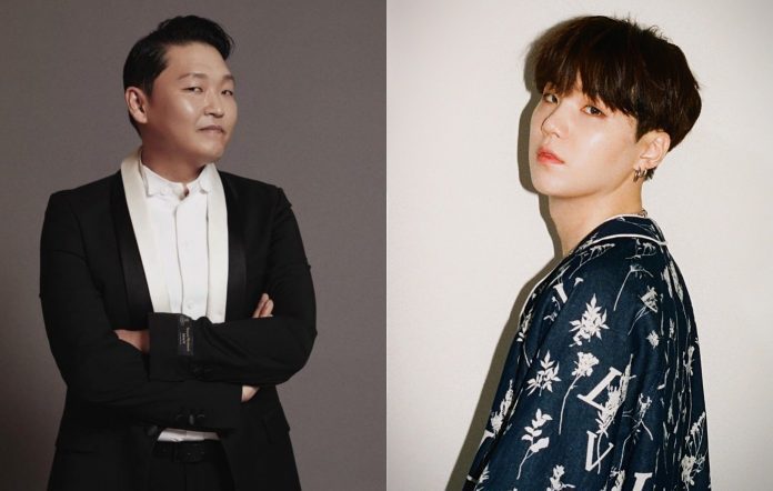 Suga como productor colabora con Psy para la canción principal That That