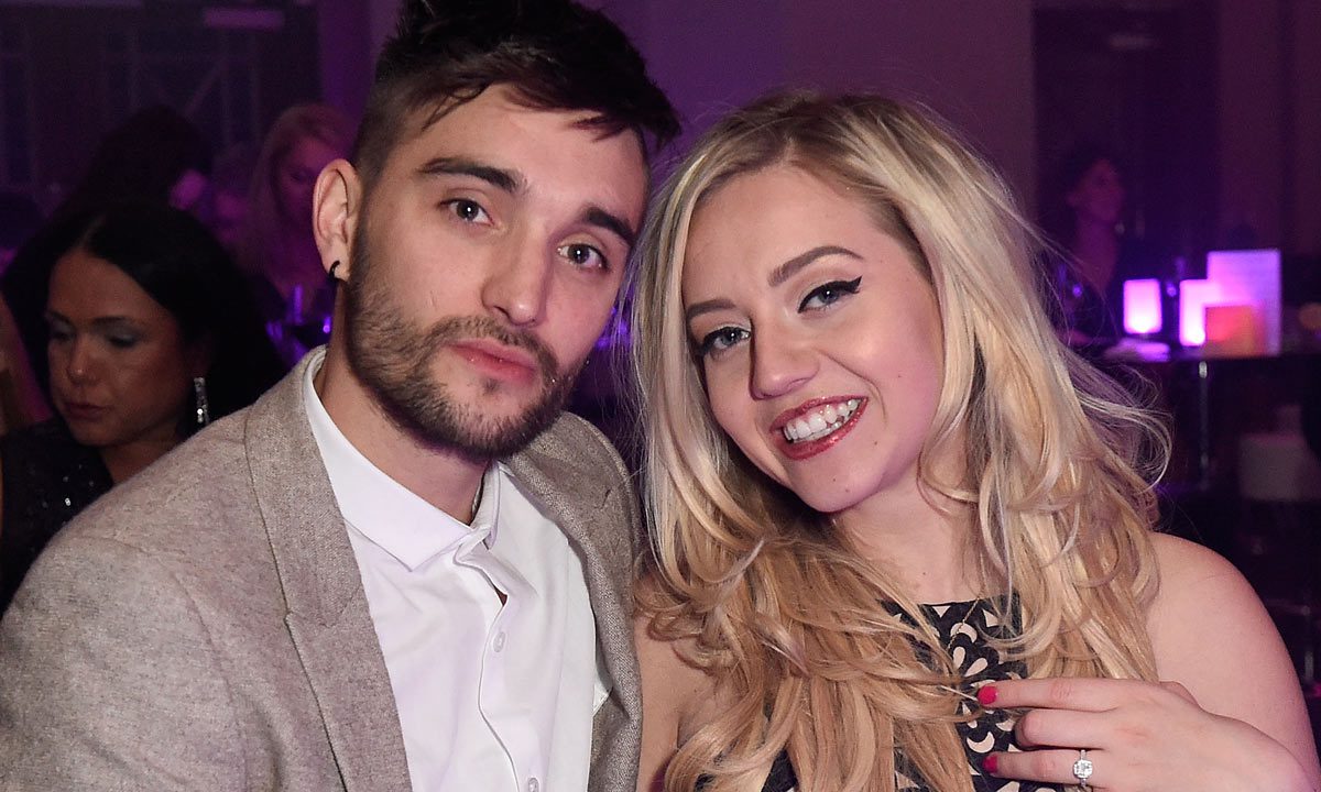 Tom Parker with his wife Kelsey Hardwick