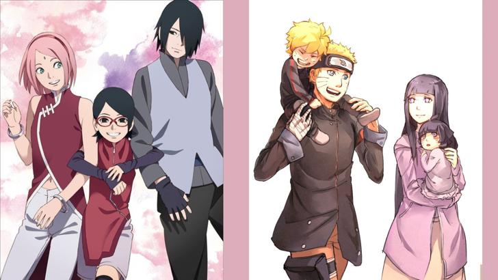 Boruto Naruto Next Generation - Sasuke and Naruto Family