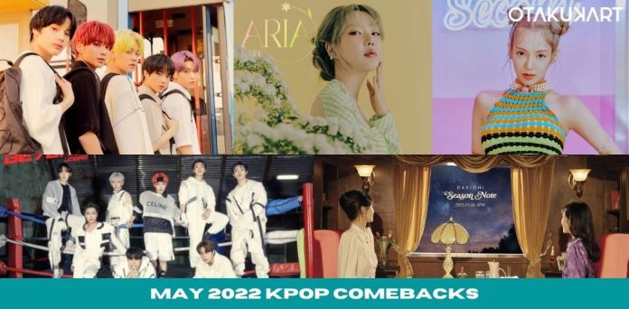 Regresos de Kpop mayo de 2022