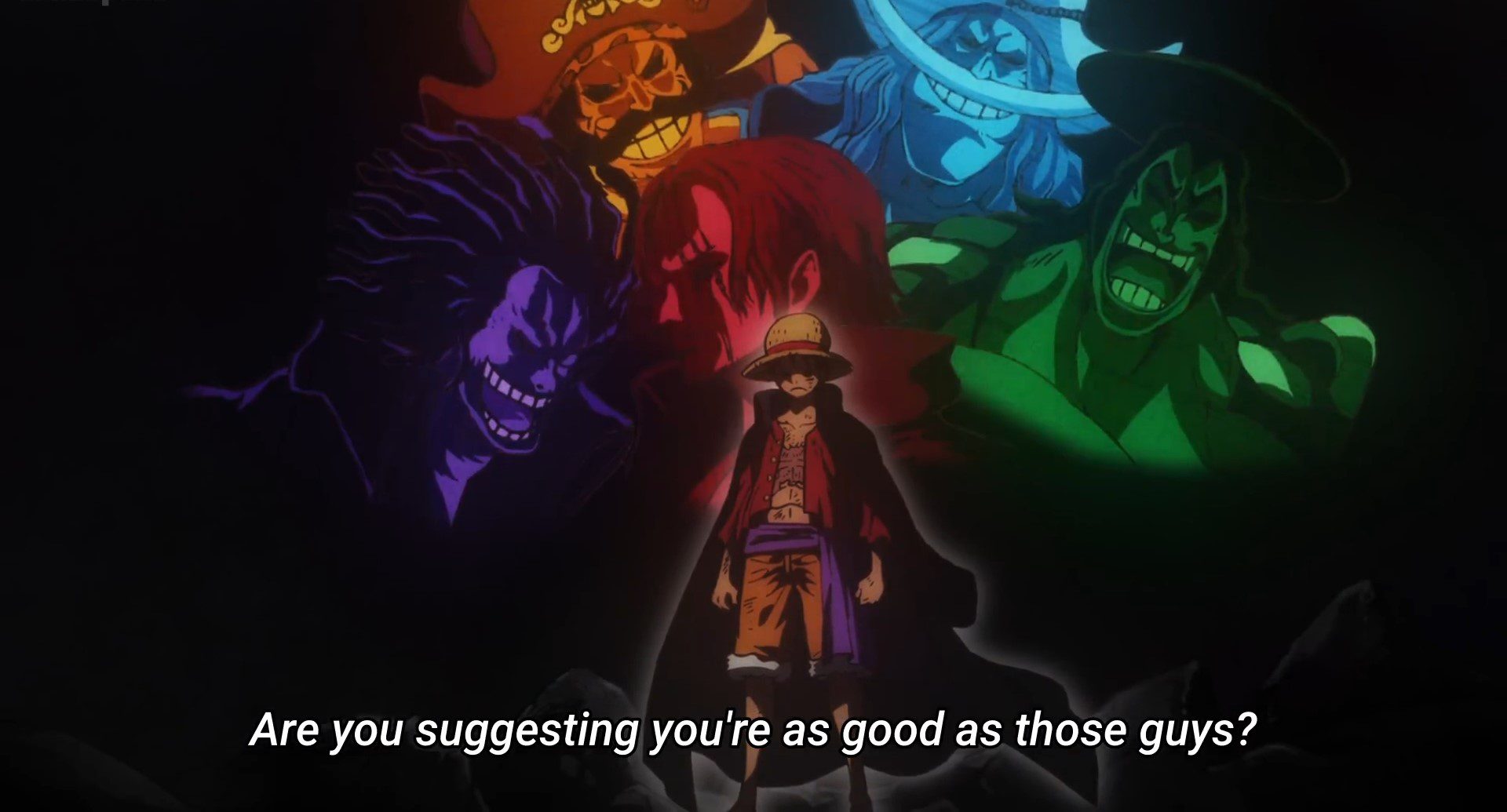 Capture d'écran de l'épisode 1016 de One Piece