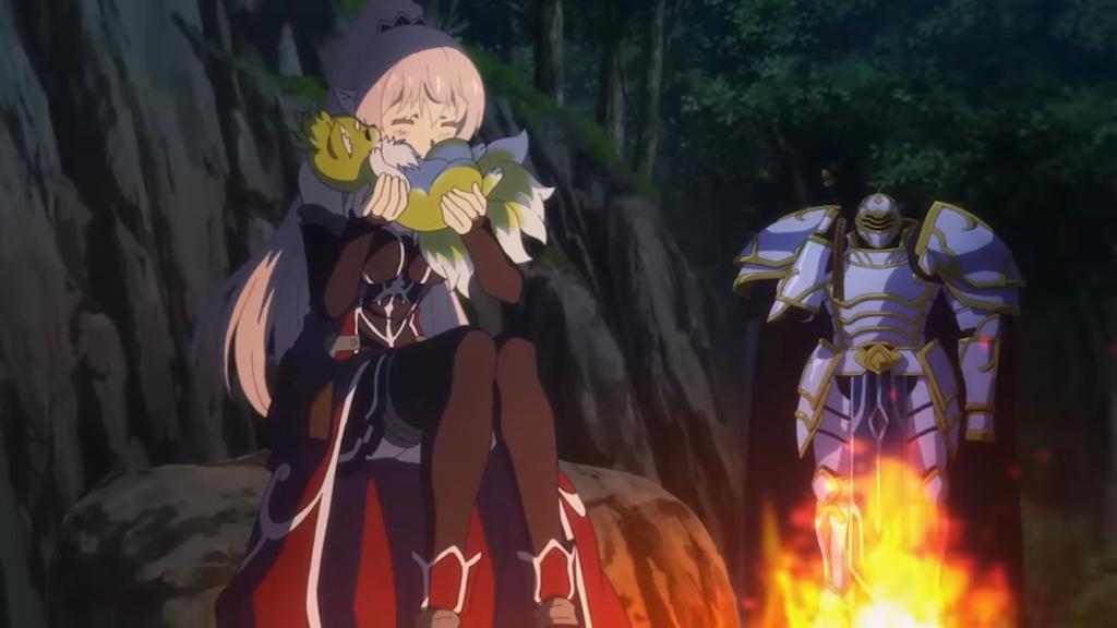 Skeleton Knight in Another World Episode 6 Release Date - Ariane having fun with Ponta