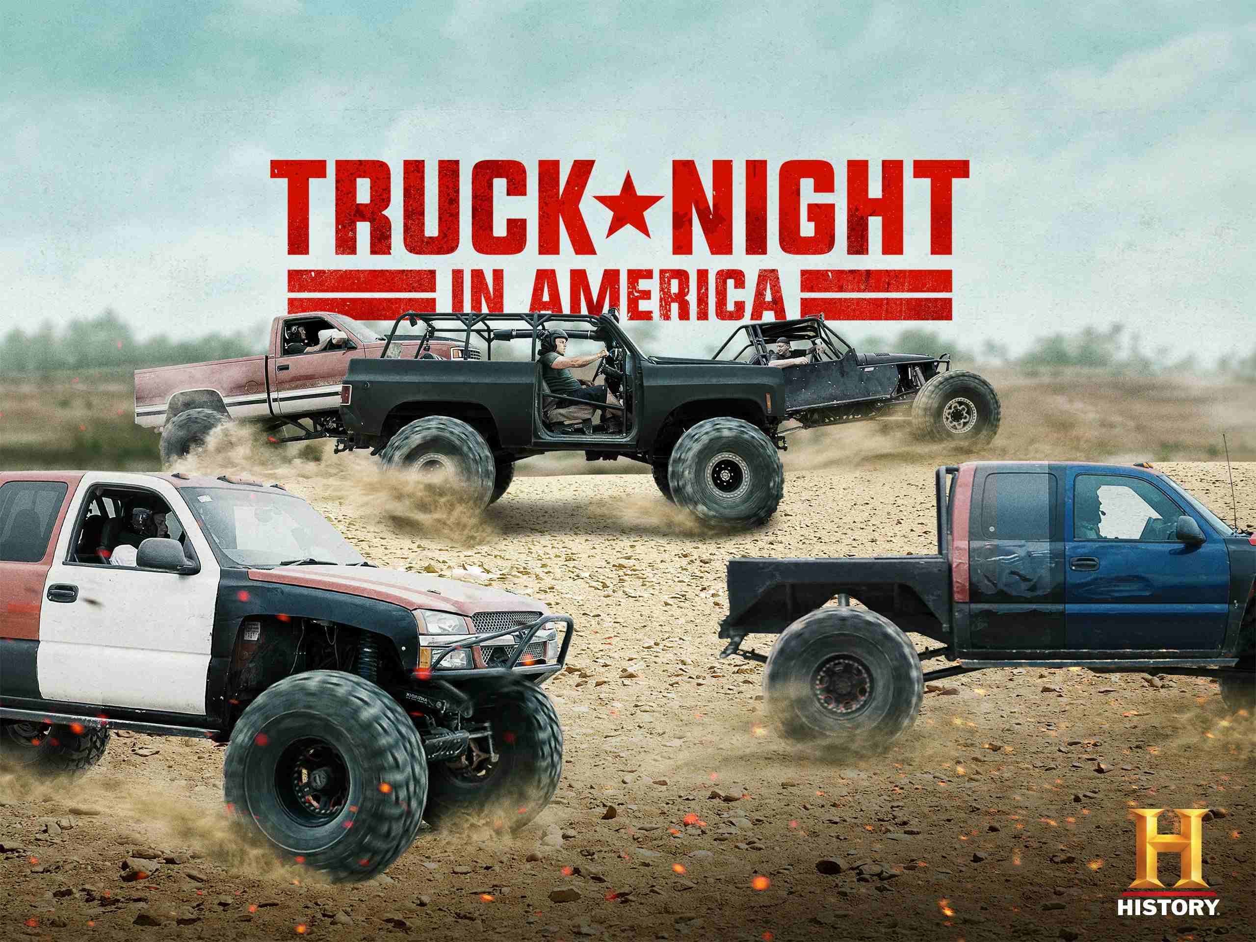 The Poster Of Truck Night In America