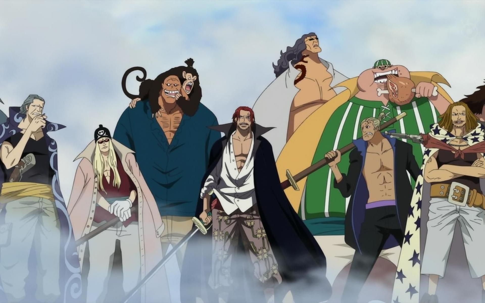 What Episode does Luffy Reunites with Shanks - Shanks at Marineford