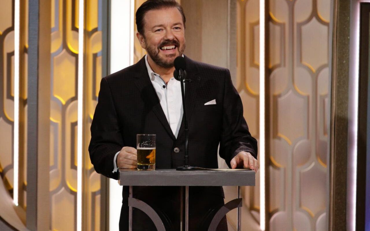 ricky gervais at an event