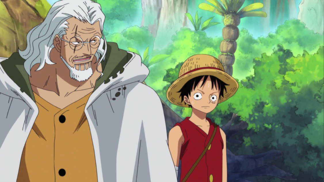 Luffy and Rayleligh