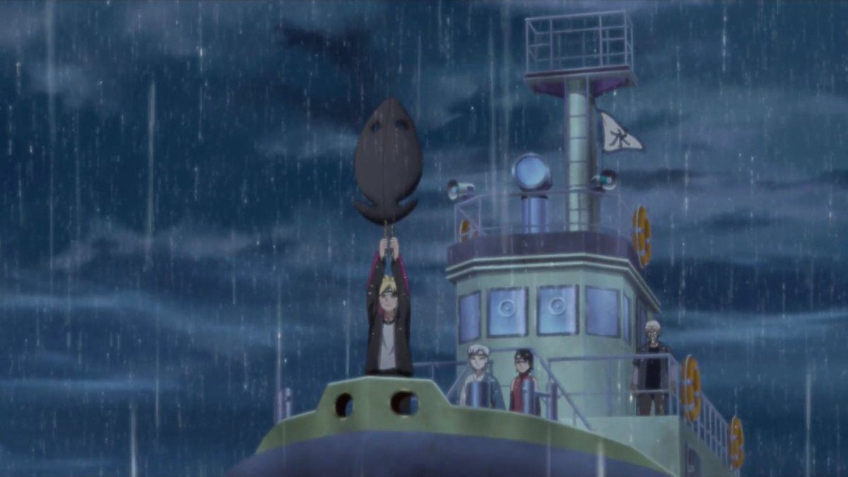 Boruto On Kaijiki's Ship