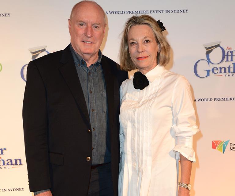Ray Meagher and his Wife