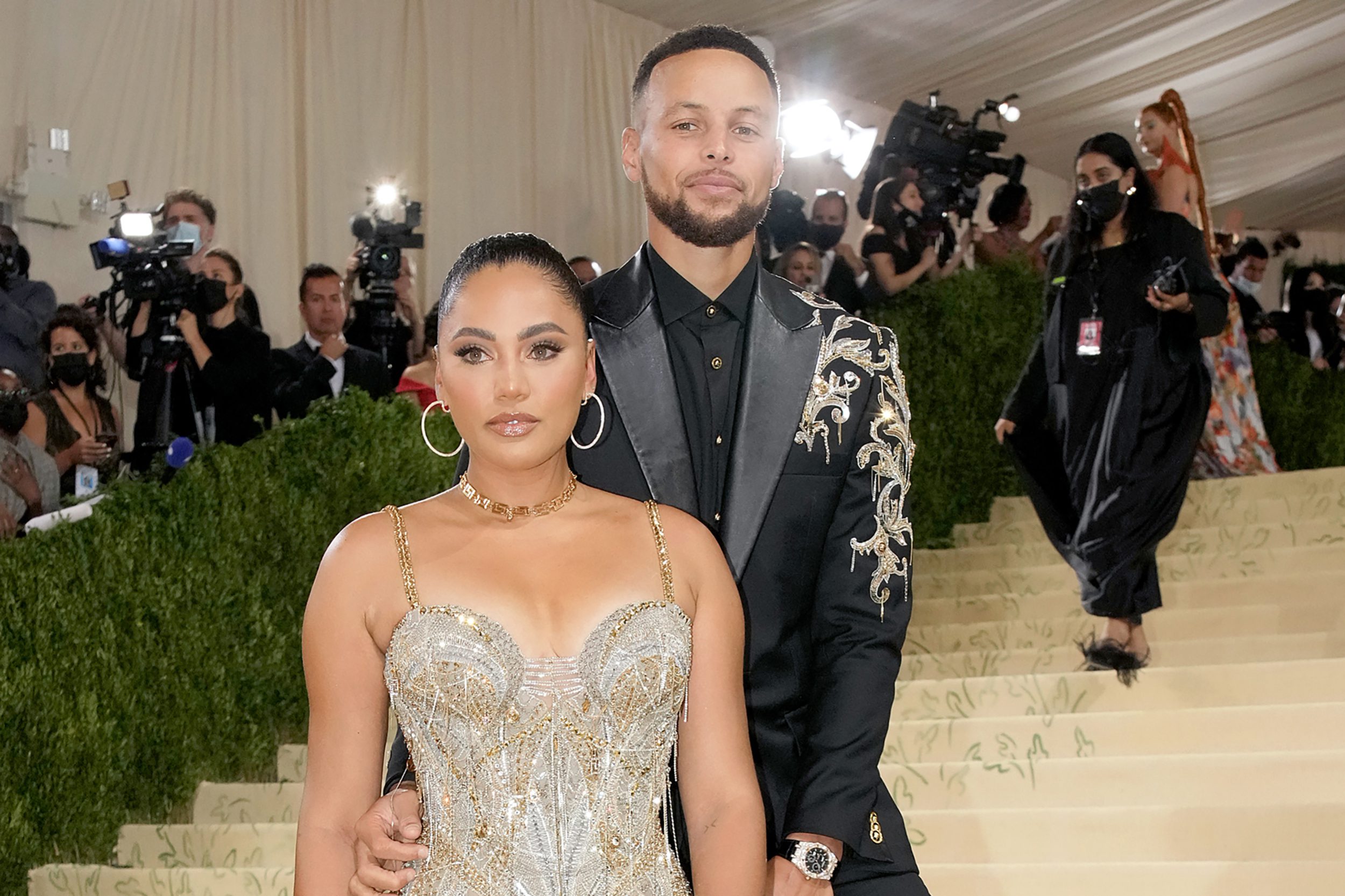 Step Curry and Ayesha Curry
