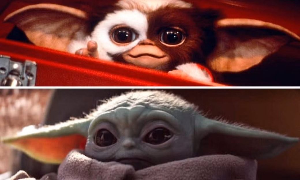 baby yoda and the gremlins
