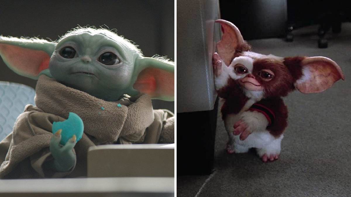 baby yoda and the gremlins