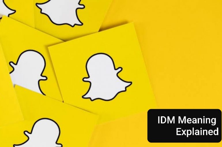 What Does IDM Mean On Snapchat? The Viral Lingo Explained - OtakuKart