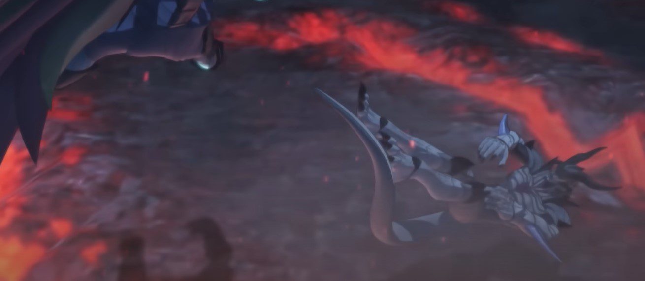 Still from the Fight In DOTA: Dragon's Blood