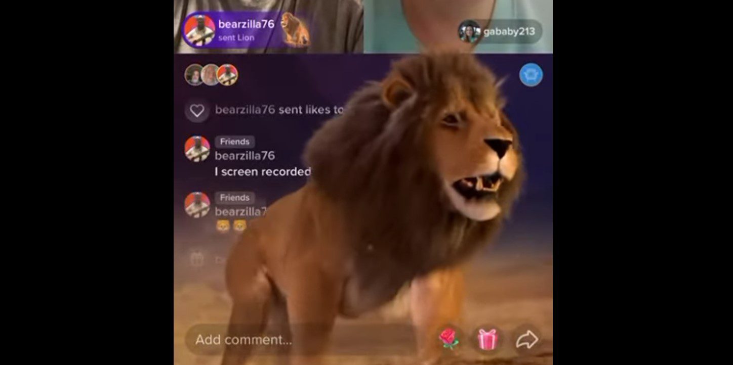 how much is a lion worth on tiktok