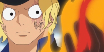 What Episode Does Sabo Eat The Flame Flame Fruit?