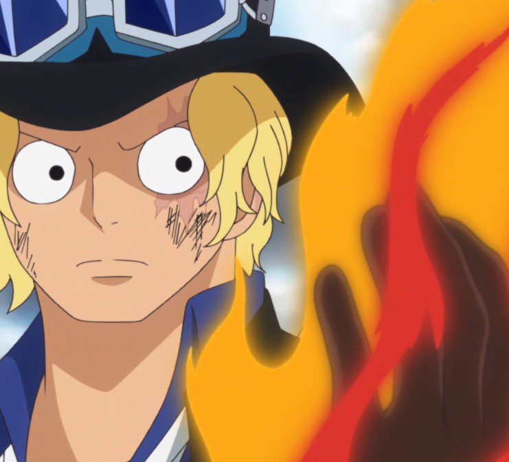 What Episode Does Sabo Eat The Flame Flame Fruit?