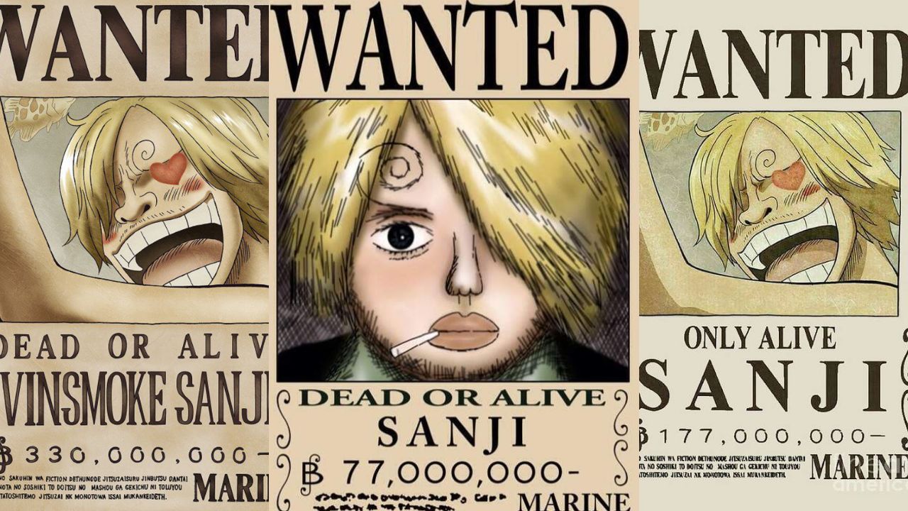 Sanji's all bounties images