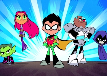 Teen Titans Title Poster