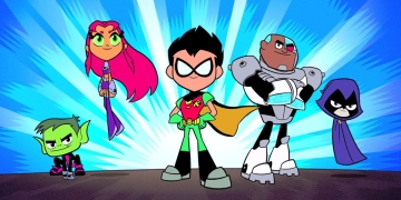 Teen Titans Title Poster