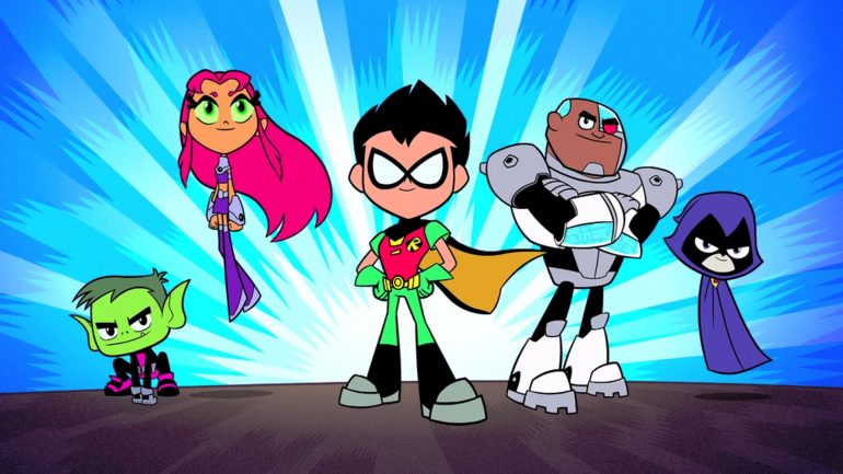 Teen Titans Title Poster