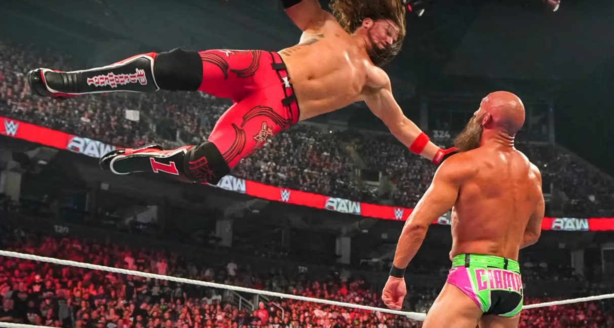 AJ Styles And Bobby Lashley vs. The Miz And Ciampa
