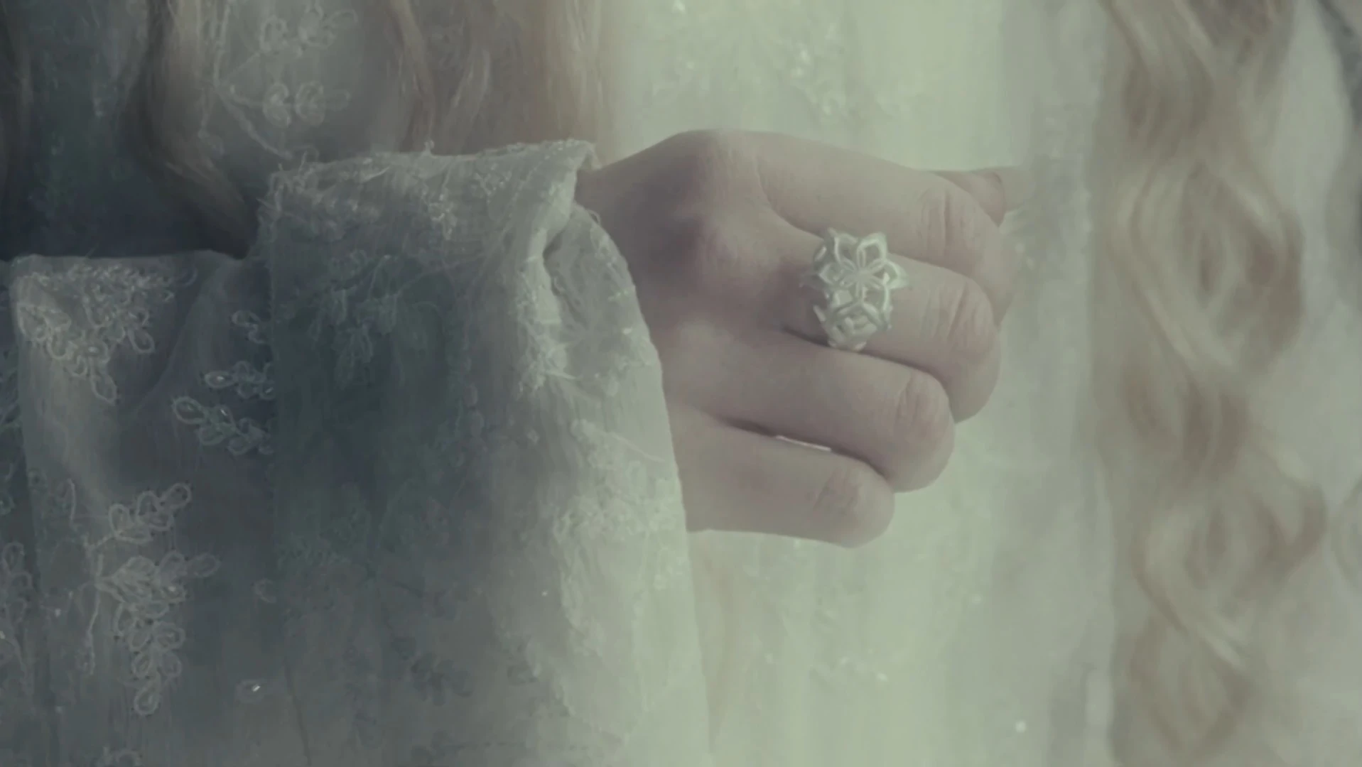 To show the ring that allows Galadriel the power to protect her people