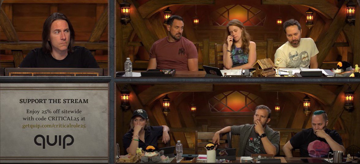 Snip from the Live stream of Critical Role Episode 32 Season 3