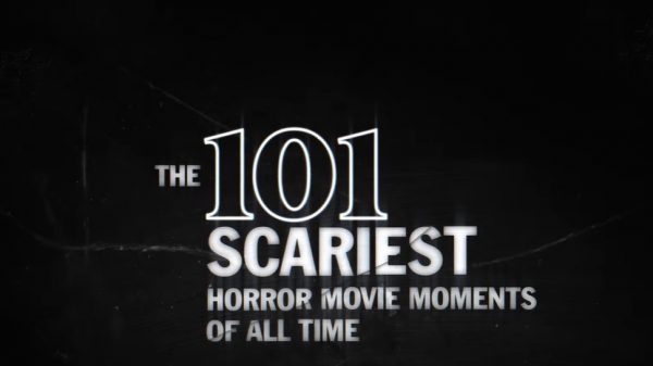 Opening title of The 101 Scariest Horror Movie Moments of All Time