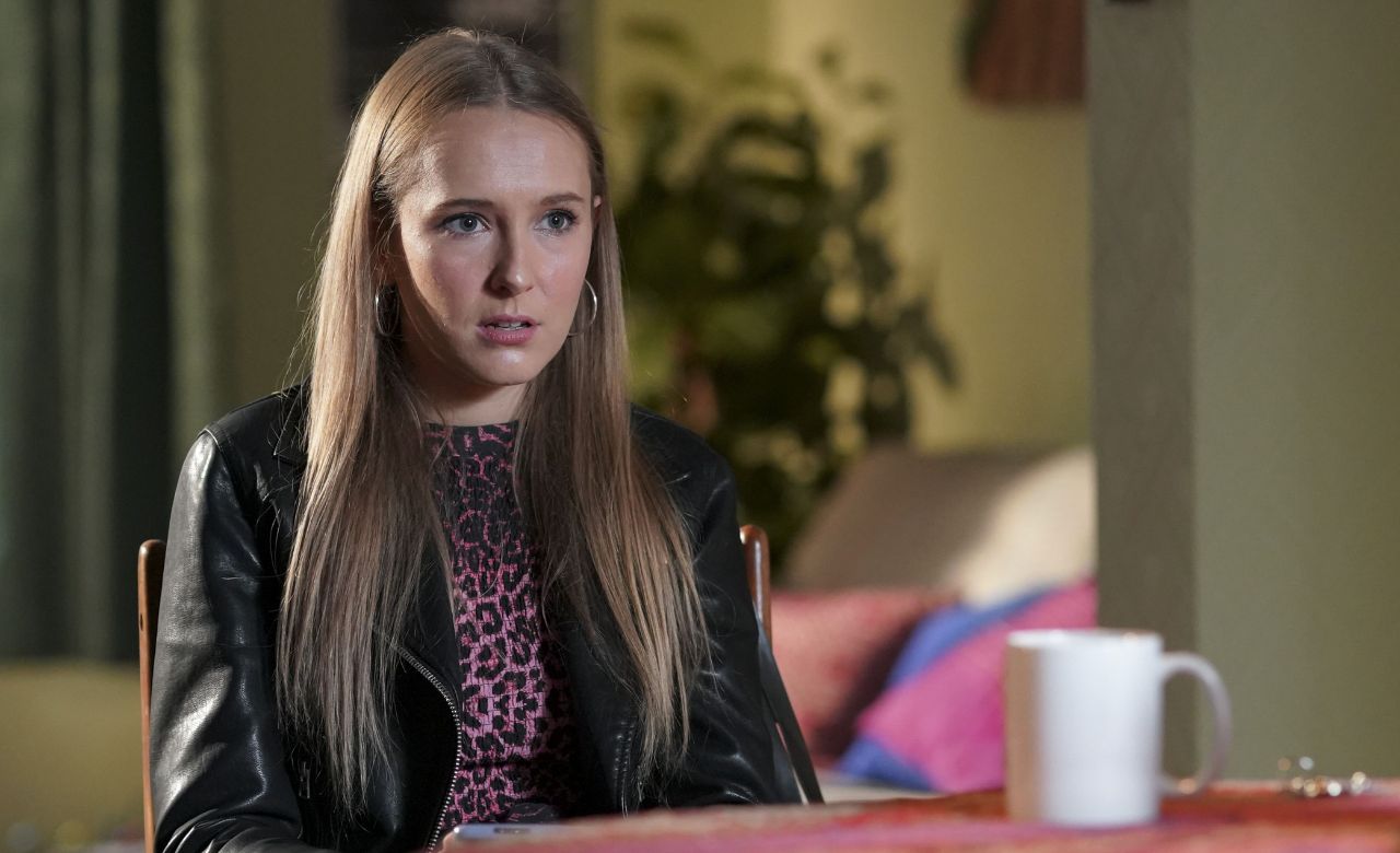 Frankie from EastEnders is Upset that a Stranger is Harassing Her