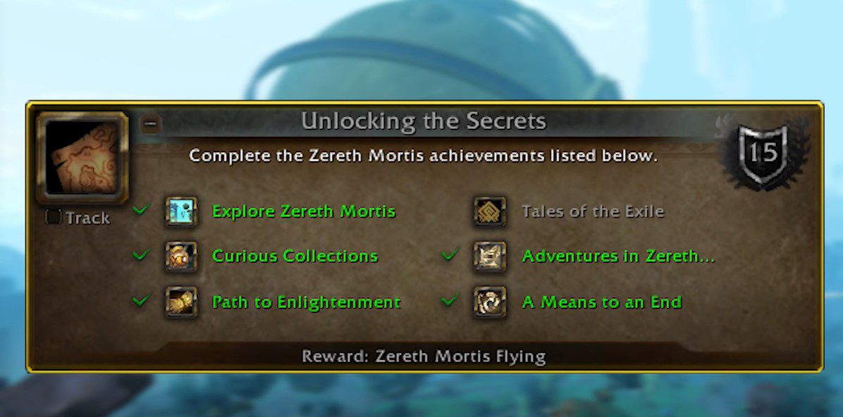 Missions required to unlock flying in Zereth Mortis