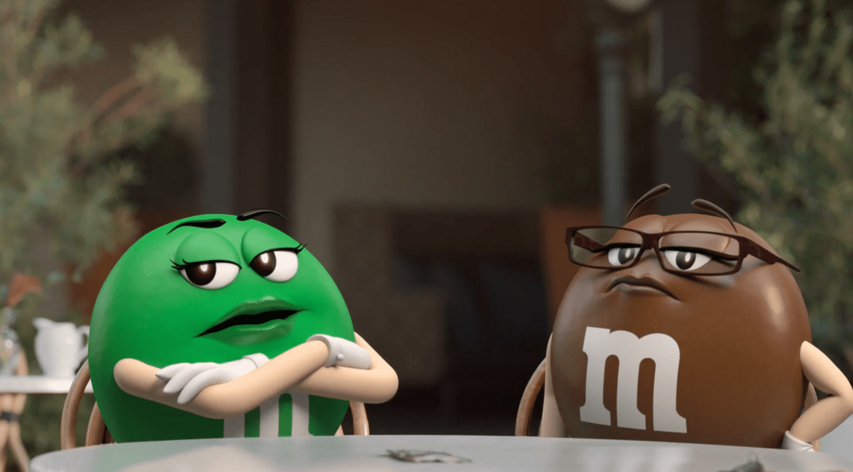 Are the green and brown m&m dating?