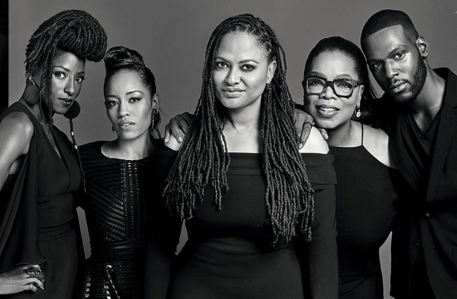 Ava DuVernay with the Cast of Queen Sugar