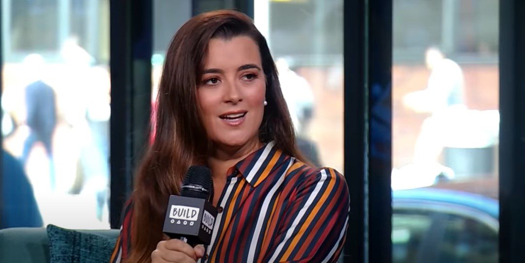 Still of Cote De Pablo from an Interview