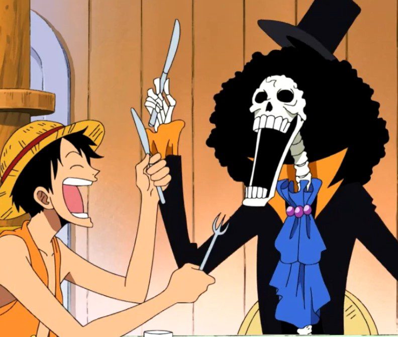 Luffy and Brook