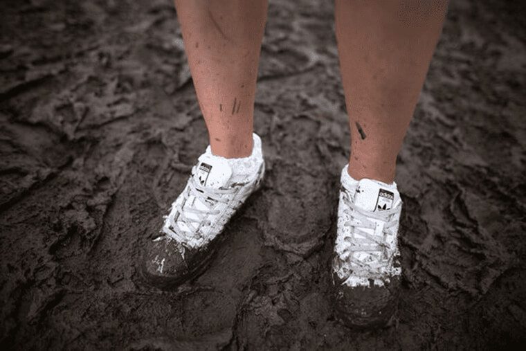 Nothing Worse Than White Sneakers With Mud