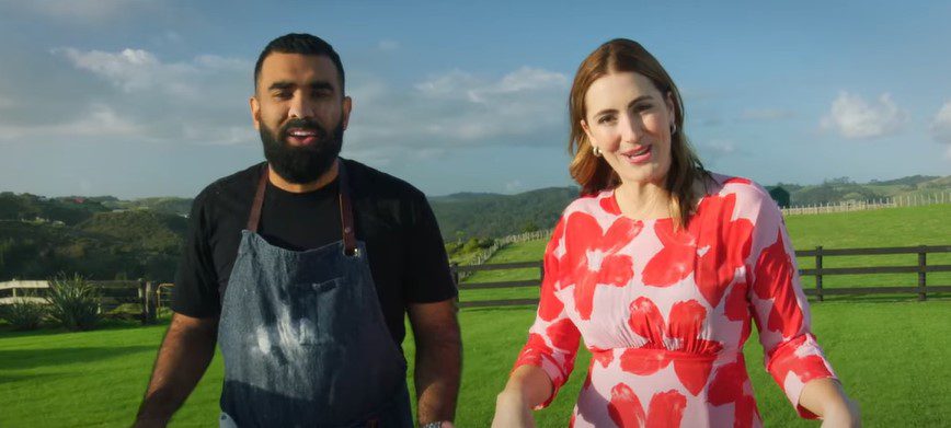 Pax & Hayley as Hosts of The Great Kiwi Bake Off Season 4