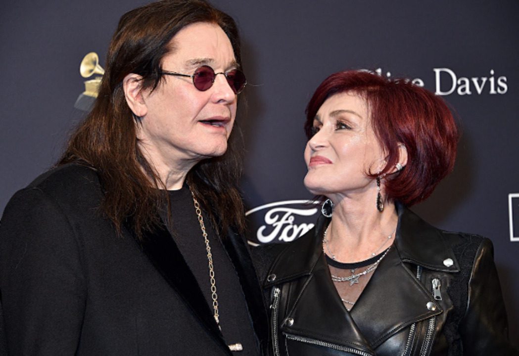 Sharon Osbourne with her husband Ozzy Osbourne