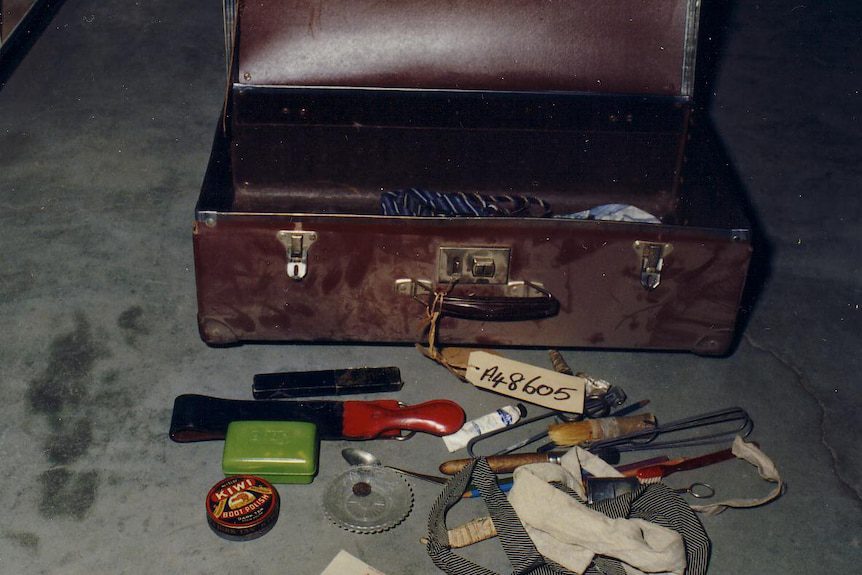  Abandoned Brown Luggage Bag Of The Somerton Man